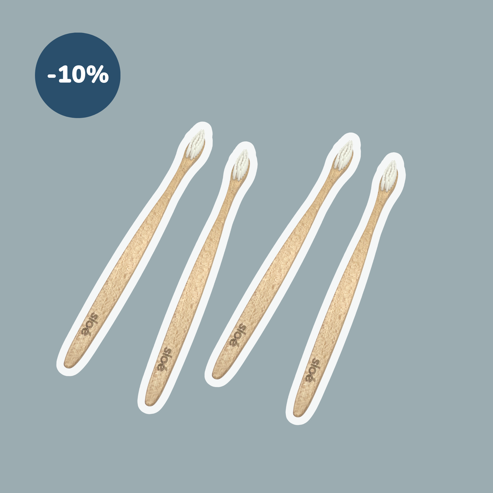 La brosse à dent en bois de Charme : 2,55€HTX6