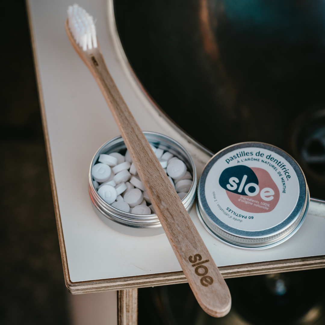 Brosse à dents en bois de Hêtre