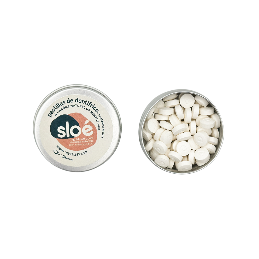 Dentifrice solide en pastilles - menthe