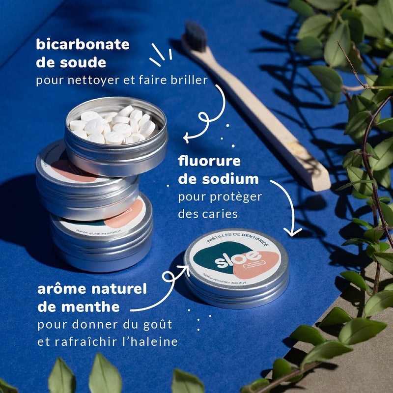 Recharge de 2 sachets de dentifrices à croquer - Abonnement
